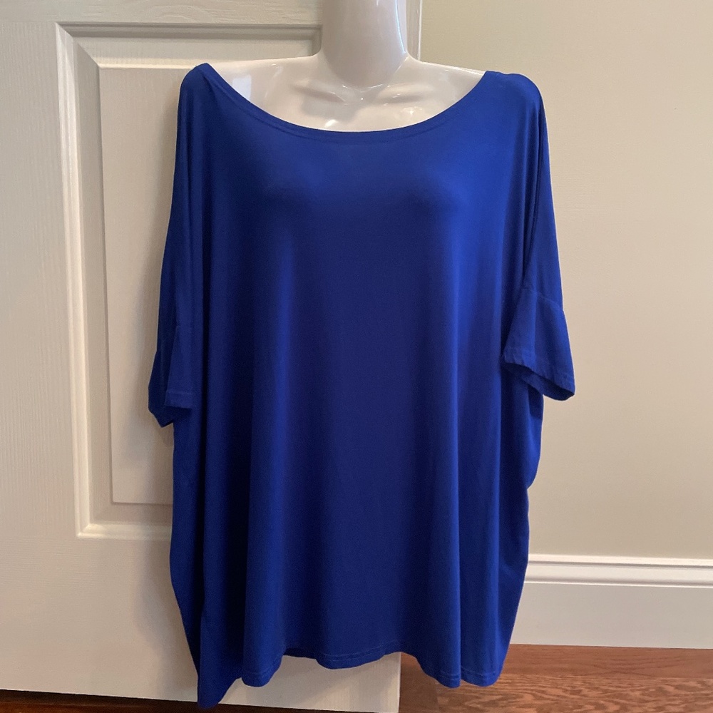 Royal Blue Oversized Top